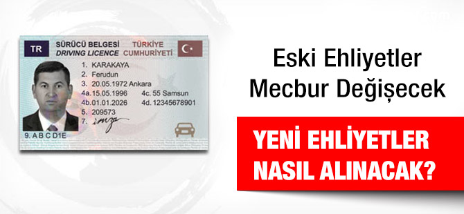 yeni ehliyet nasil alinir